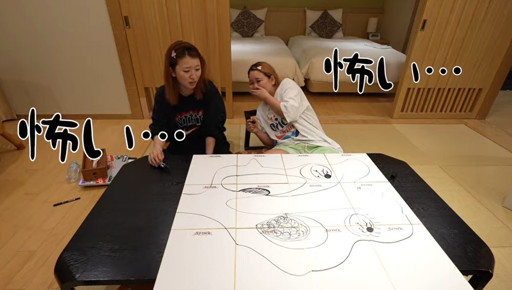 【恐怖】平成フラミンゴが巨大アートに挑戦？サイン色紙がすごいことに！！