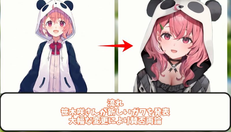 ライバー笹木咲の新ガワ発表で露呈した愛ゆえの苦悩!長期ファンの心の叫びが物議